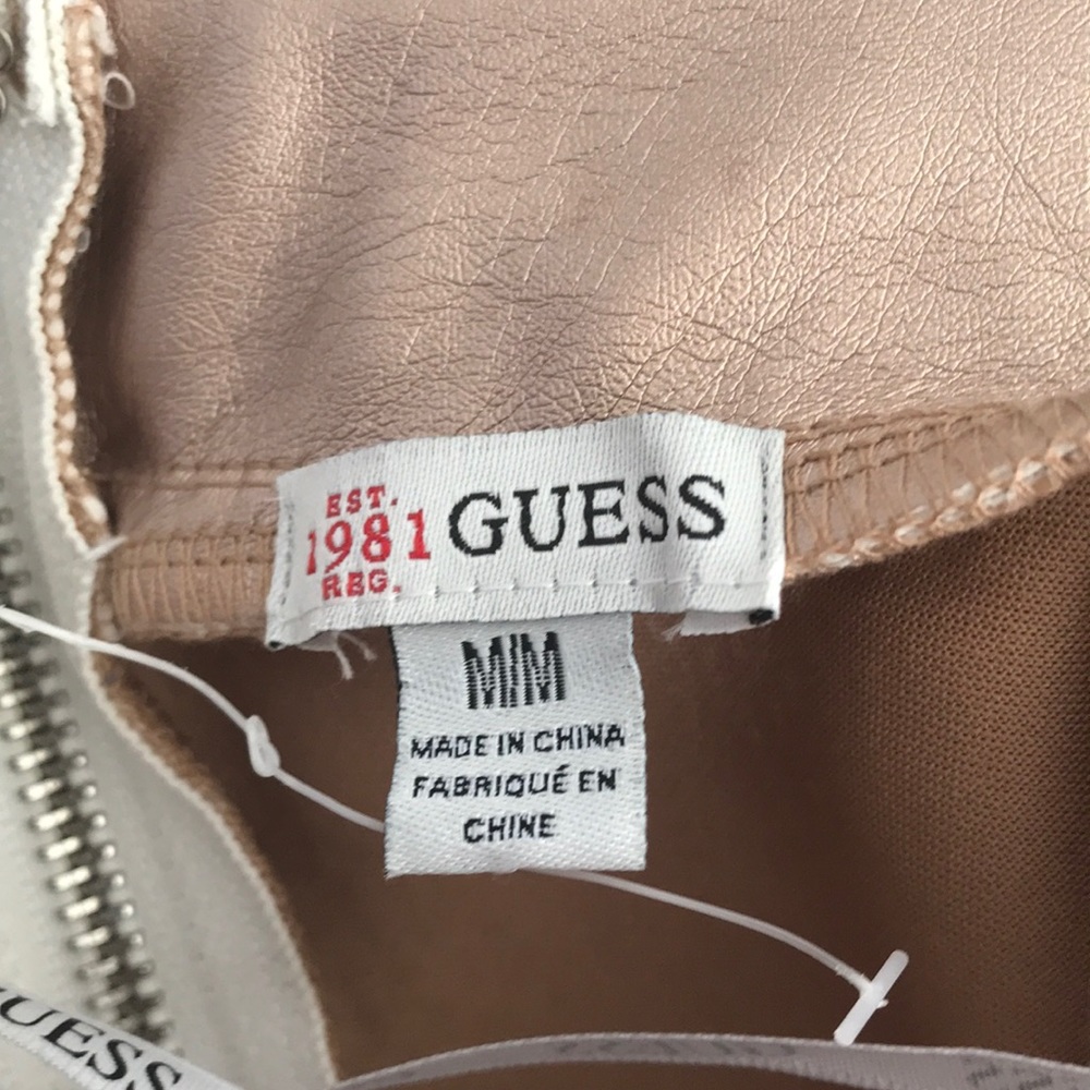 Guess dress nude rose gold strapless Size Med - Picture 6 of 7